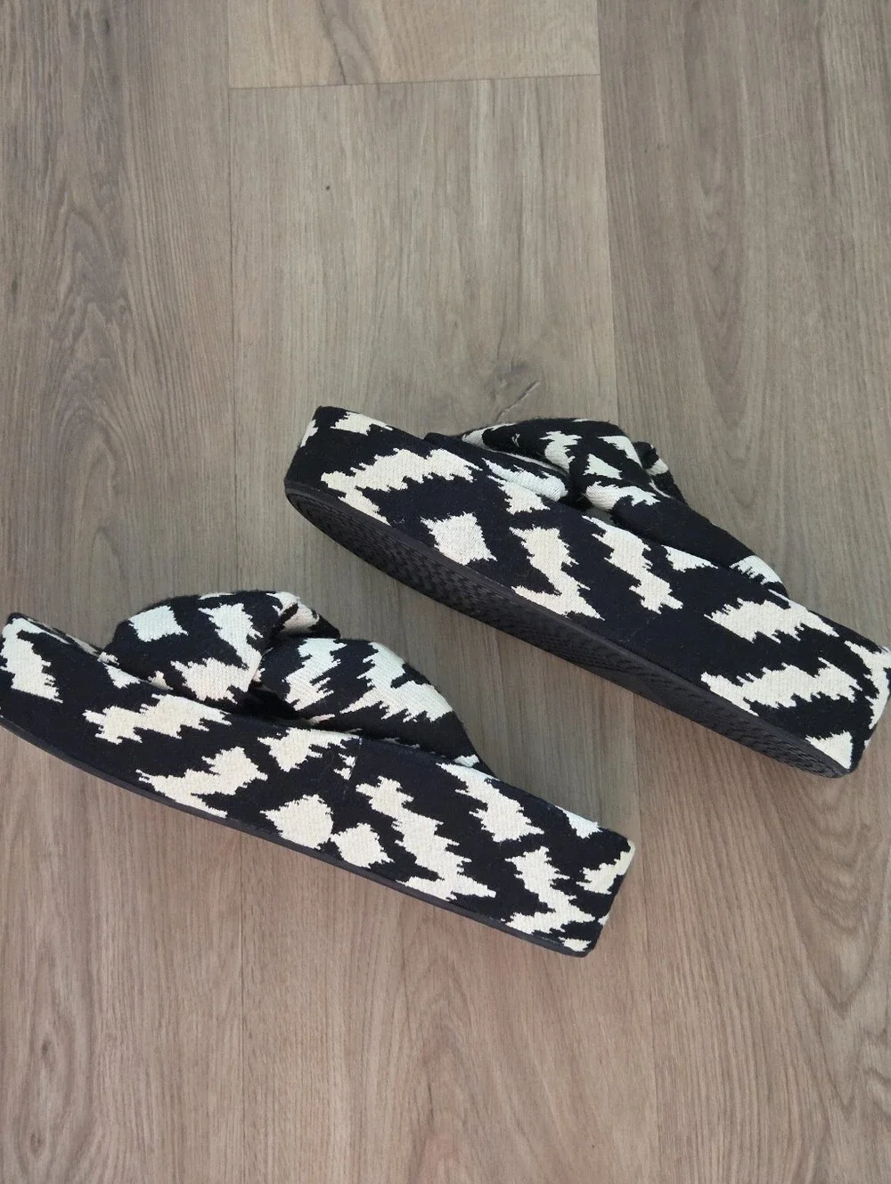 H&M Wmns Padded Platform Sandals 40 Festival Hippie Hipster Vacation Artsy Boho